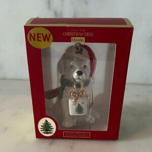 NEW Spode Christmas Tree Dog Ornament, Festive Tree Decoration for Holiday Celeb